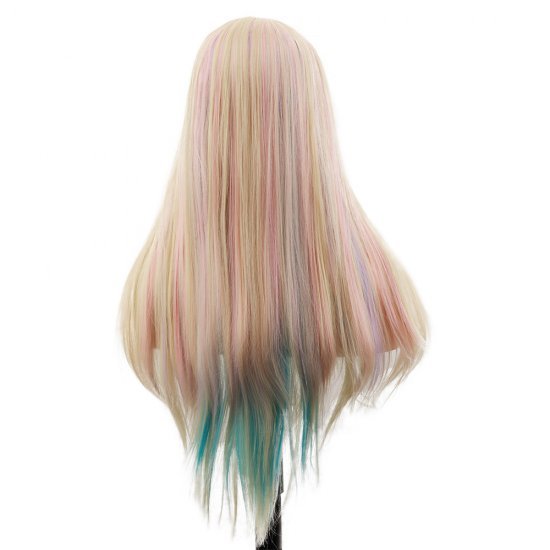 24 Inches Long Rainbow Lace Front Wigs