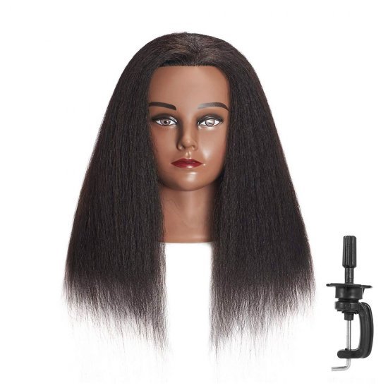 Cosmetology Mannequin Head With Human Hair