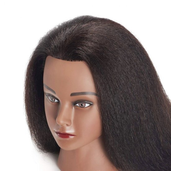 Cosmetology Mannequin Head With Human Hair