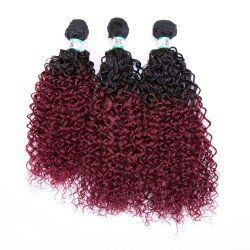 3 Bundles Ombre Curly Hair Extensions