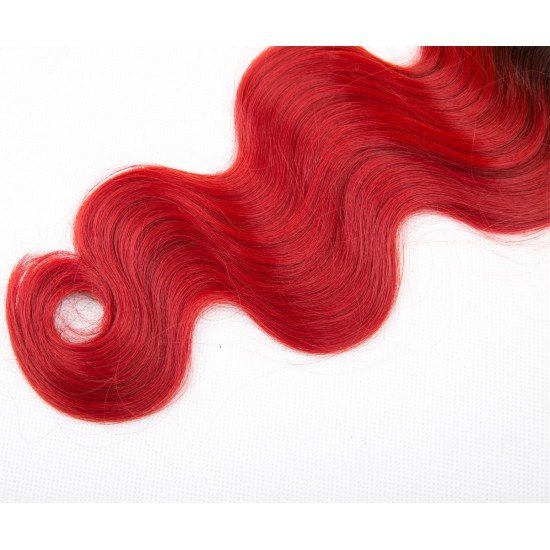 3 Bundles Ombre Synthetic Hair Extensions Body Wave
