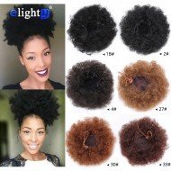 Synthetic Curly Messy Bun Hair Hairpiece