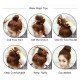 Human Bun Donut Messy Hair Extensions