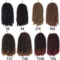 8 Inch Spring Twist Crochet Hair