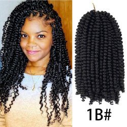 8 Inch Spring Twist Crochet Hair