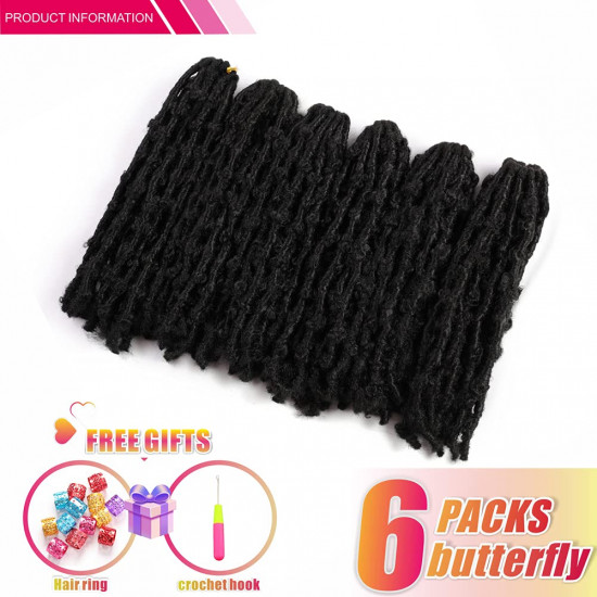 12 Inch Butterfly Locs Crochet Hair