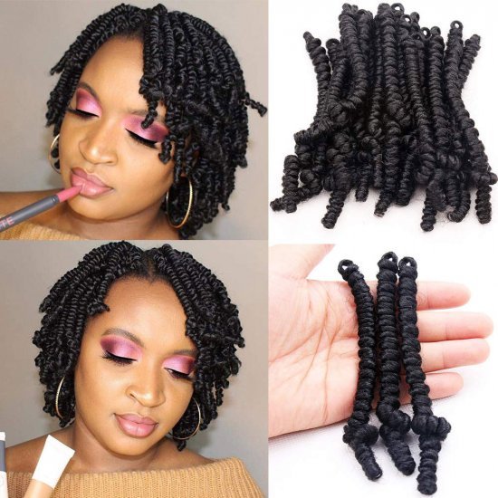 6 Inch Bob Spring Twist Crochet Hair