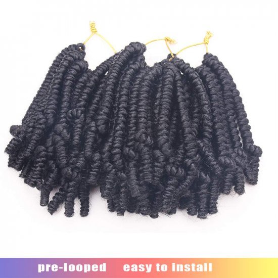 6 Inch Bob Spring Twist Crochet Hair