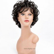Short Charming Synthetic Black Wigs