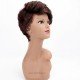 Short Curly Wave Synthetic Bangs Wigs