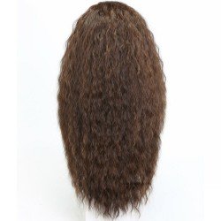 1B Kinky Curly Long Synthetic Wigs