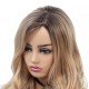 24 Inches Long Ombre Synthetic Wigs Blonde Hair